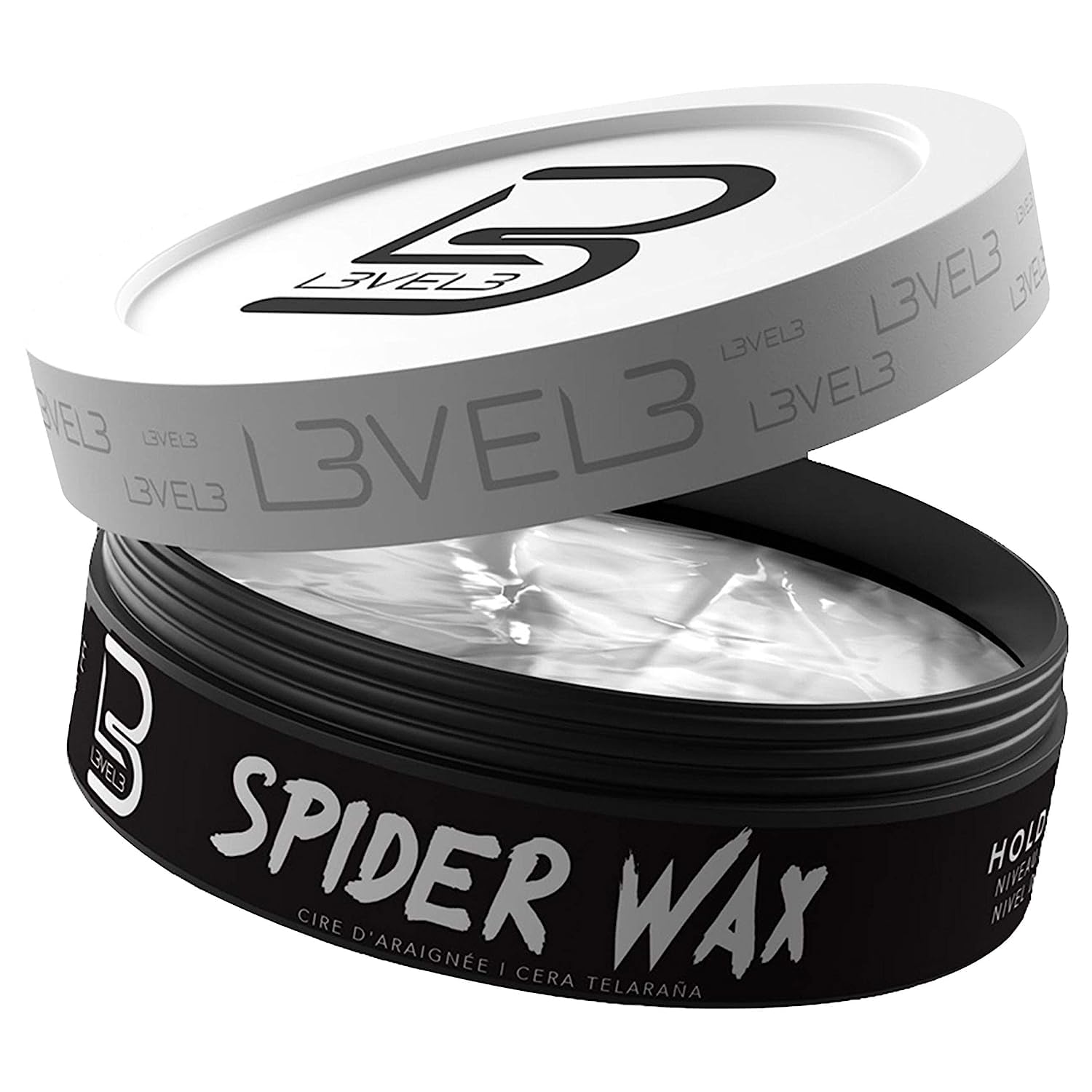 L3 Level 3 Spider Wax for Men - Strong Hold and Volume Boost