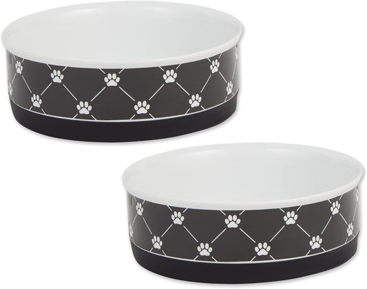 Non-Slip Silicone Pet Bowls - Less Mess!