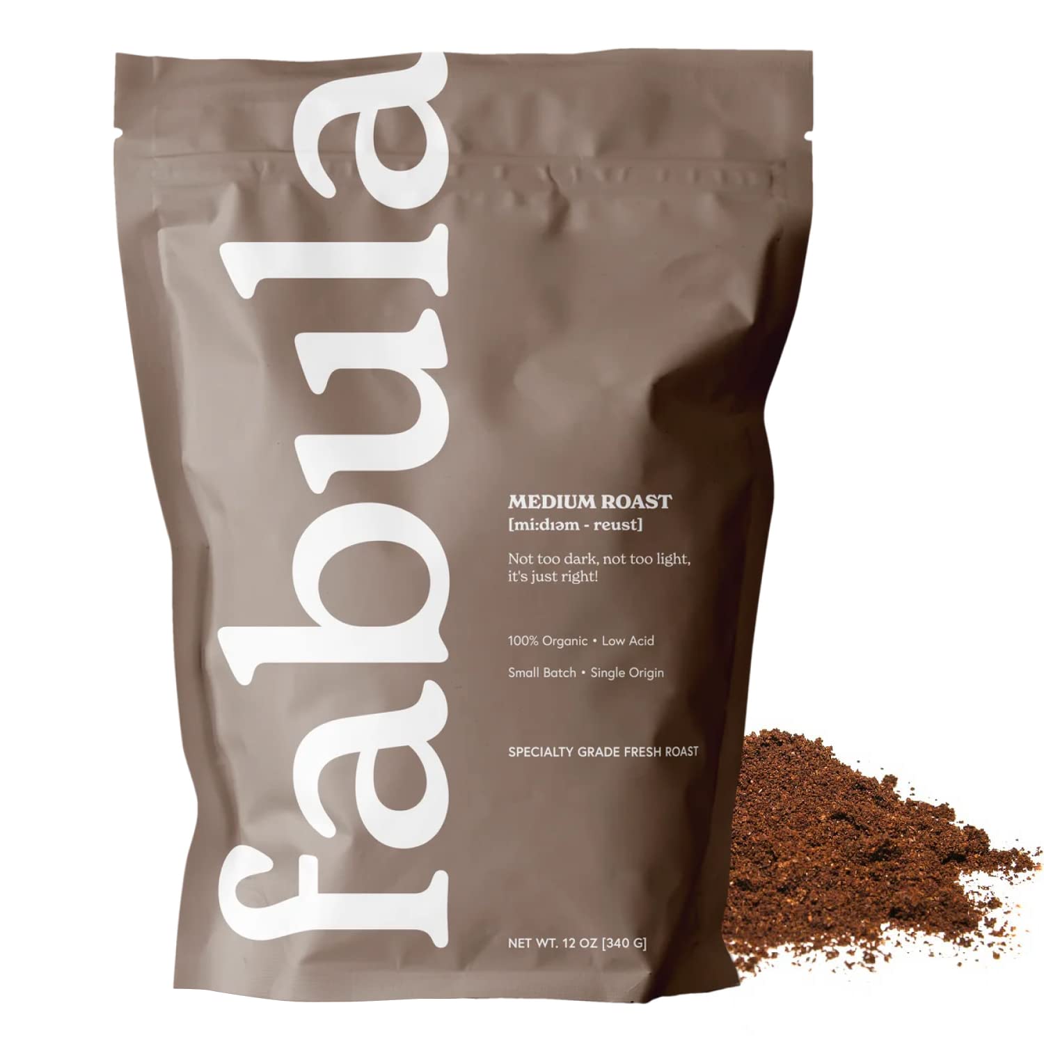 Fabula Low Acid Organic Coffee for French Press
