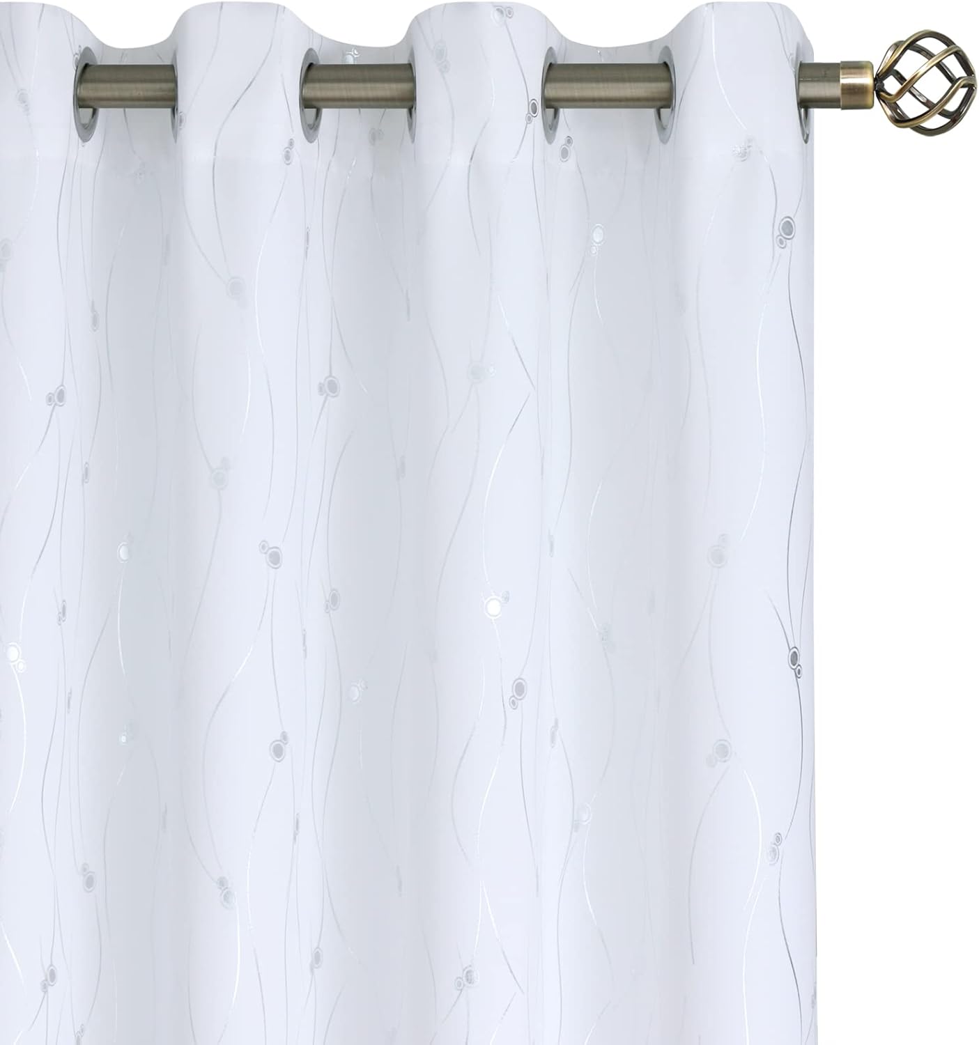 BGment Room Darkening Curtains for Bedroom, 45 Inches Long