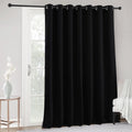 Black Curtains for Bedroom Blackout Privacy Backdrop - Heavy-Duty
