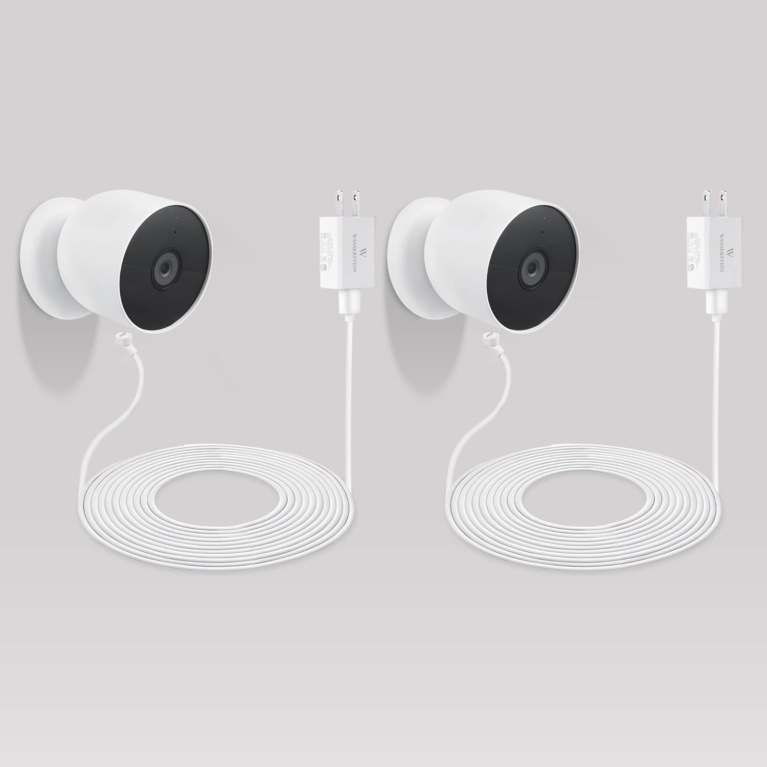Wasserstein Pogo Pin Cable & Adapter for Google Nest Cam Battery