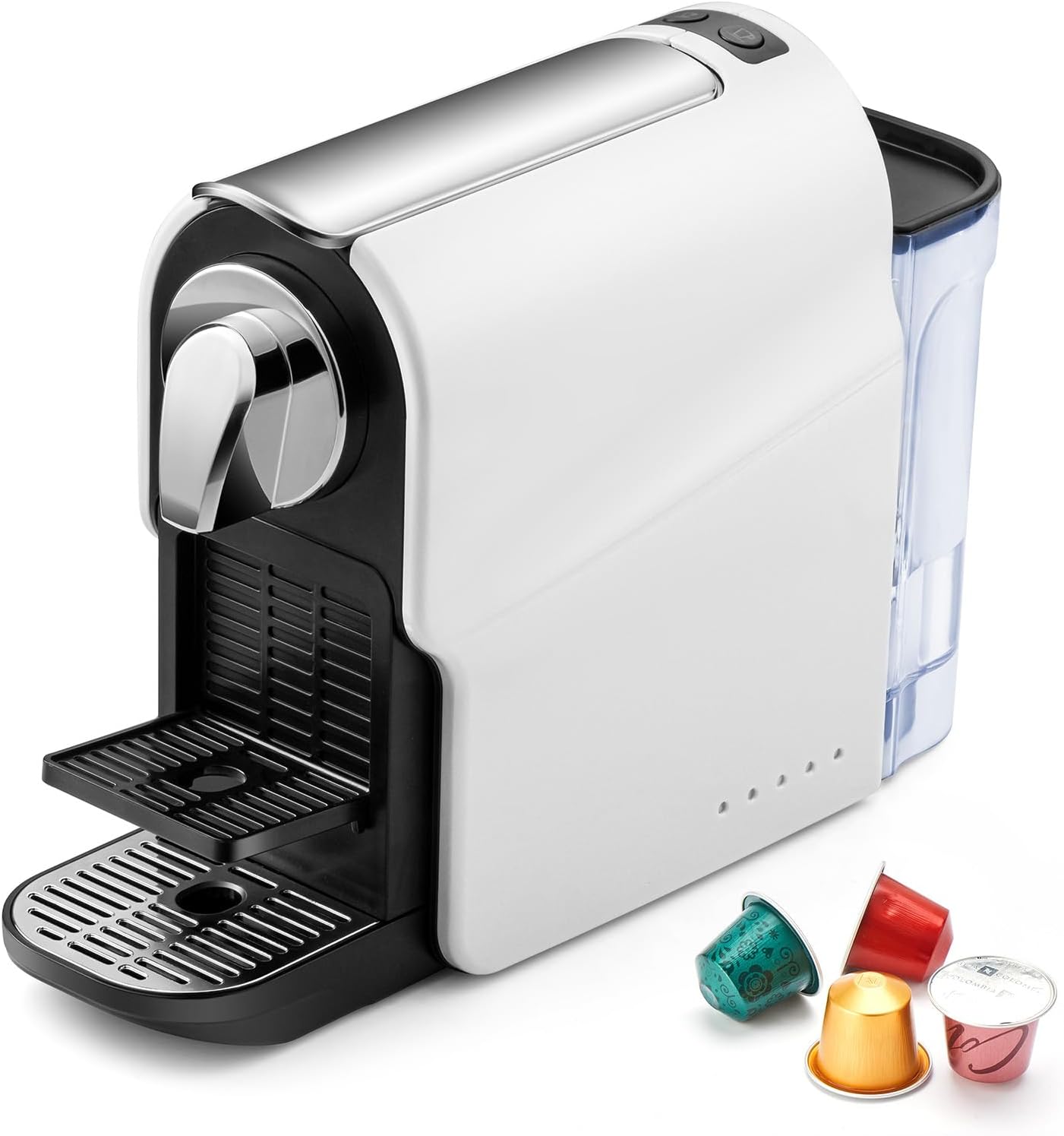 Compact Espresso Pod Machine, 20 Bar Pressure, 22oz Tank