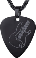 U7 Guitar Pick Necklace for Men & Women - Stylish Music Pendant