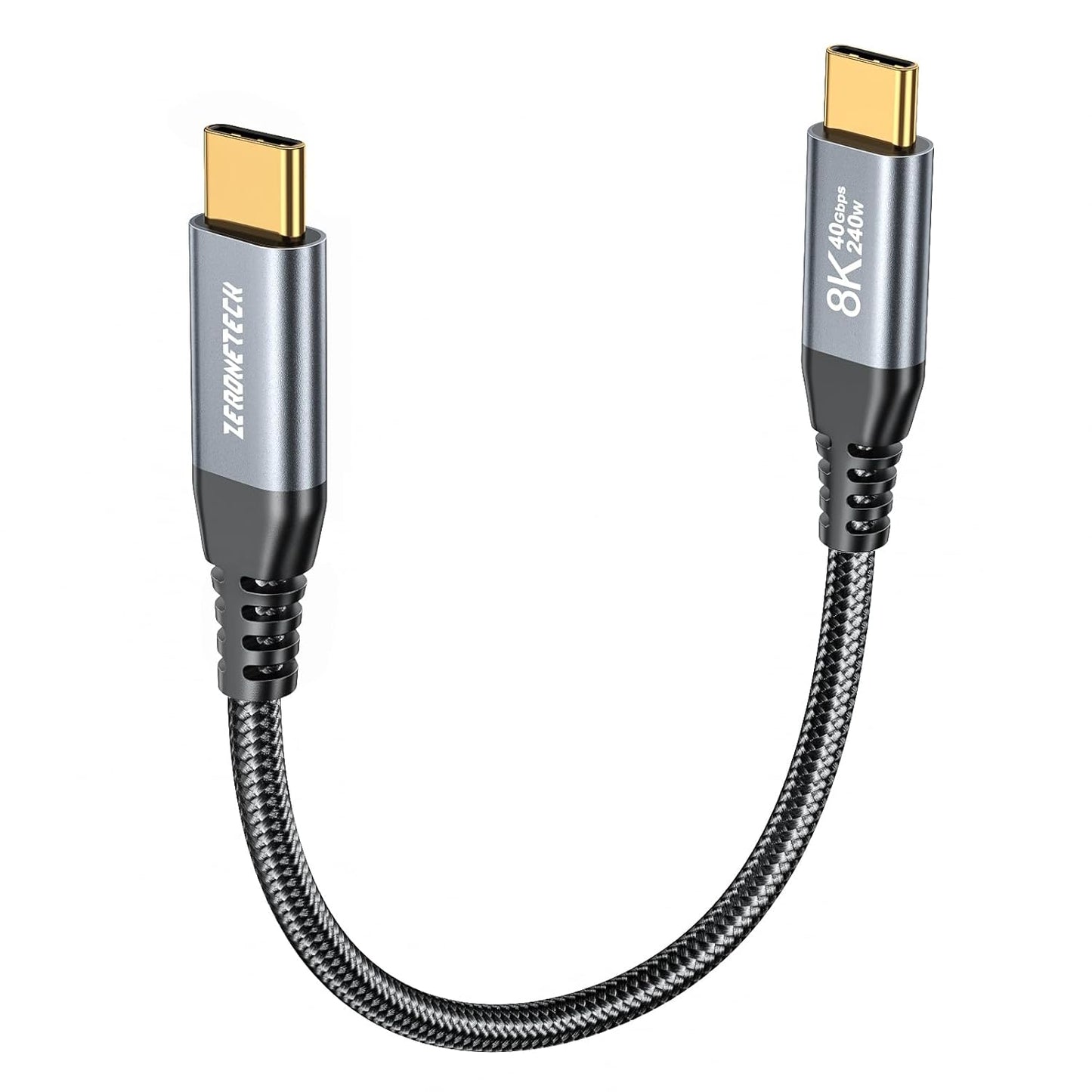 ZeroneTeck 6 USB-C Cable: 40Gbps Speed & 240W PD
