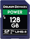 Delkin Power 128GB SDXC UHS-II Memory Card - V90 Performance