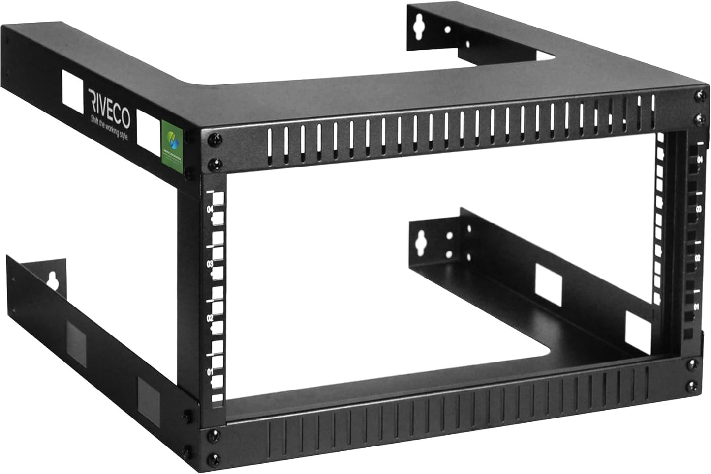 RIVECO 4U Wall Mount Network Rack for Home and Office Use