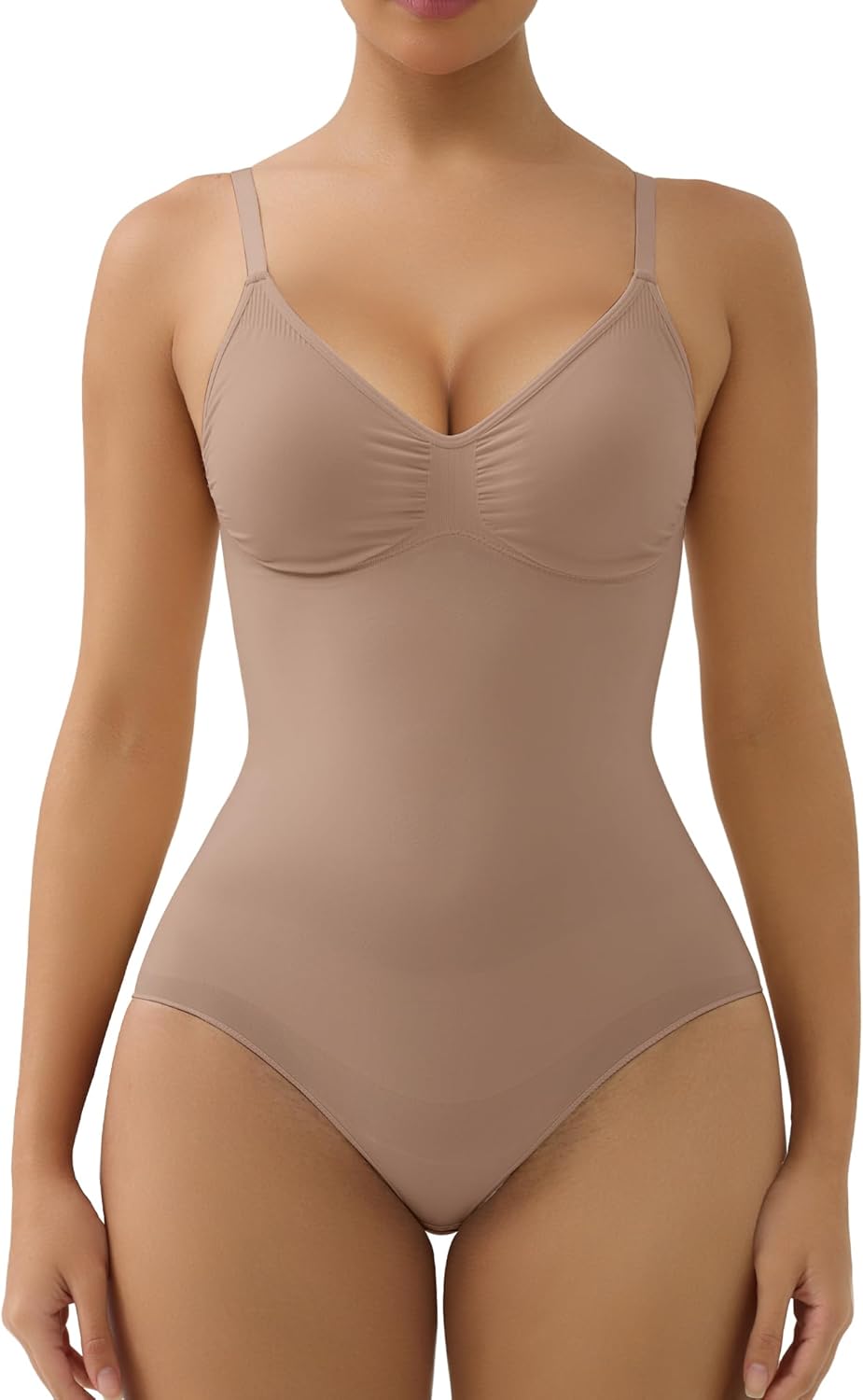 SHAPERX Women's Shapewear Tummy Control Bodysuit for Comfort