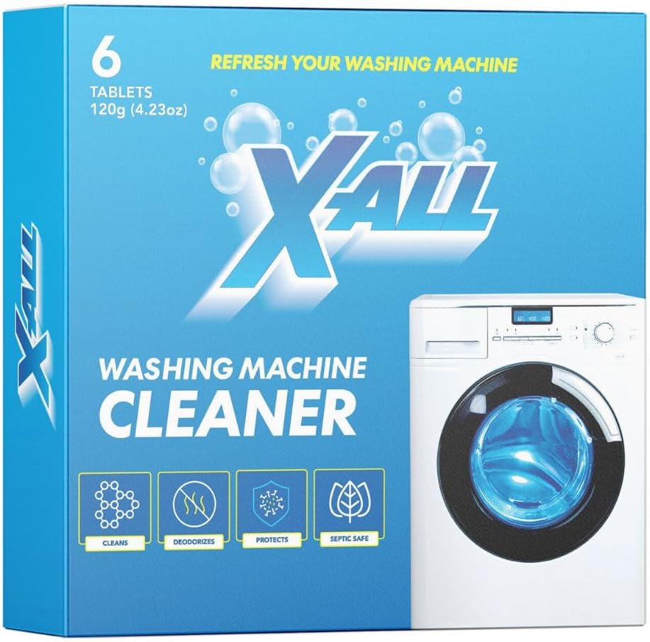 X-ALL Deep Cleaning Washer Tablets - Eliminate Odors & Dirt
