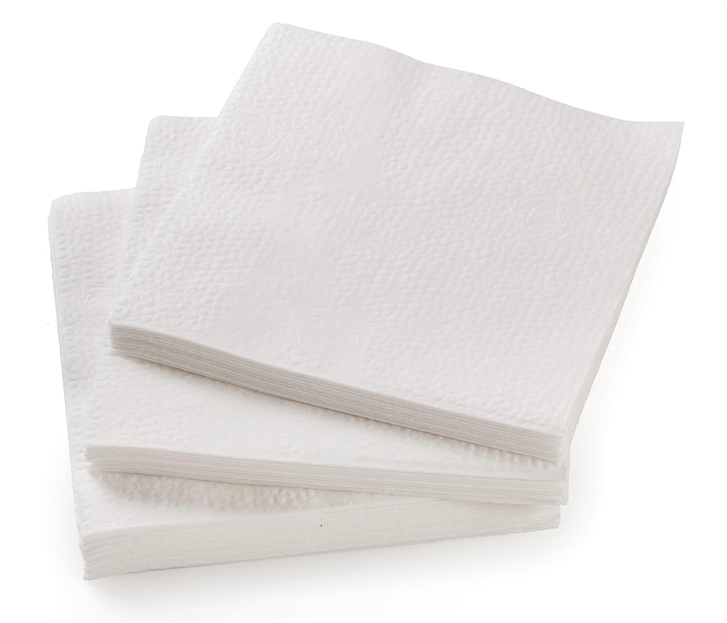 200 Count Perfectware White Cocktail Napkins - Premium Quality!