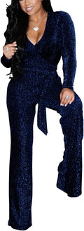 Women's Sexy Sparkly Jumpsuit Plus Size - Elegant Party Romper