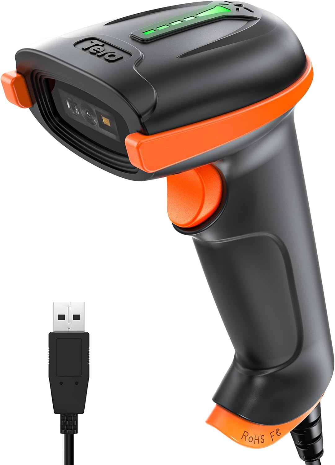 Tera Upgraded USB Barcode Scanner D5100Y for Fast Scanning