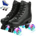 YYW Roller Skates for Women Men High Top PU Leather - Stable