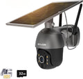 SOLIOM S600 4G LTE Solar Cellular Security Camera - Wire-Free 360 View