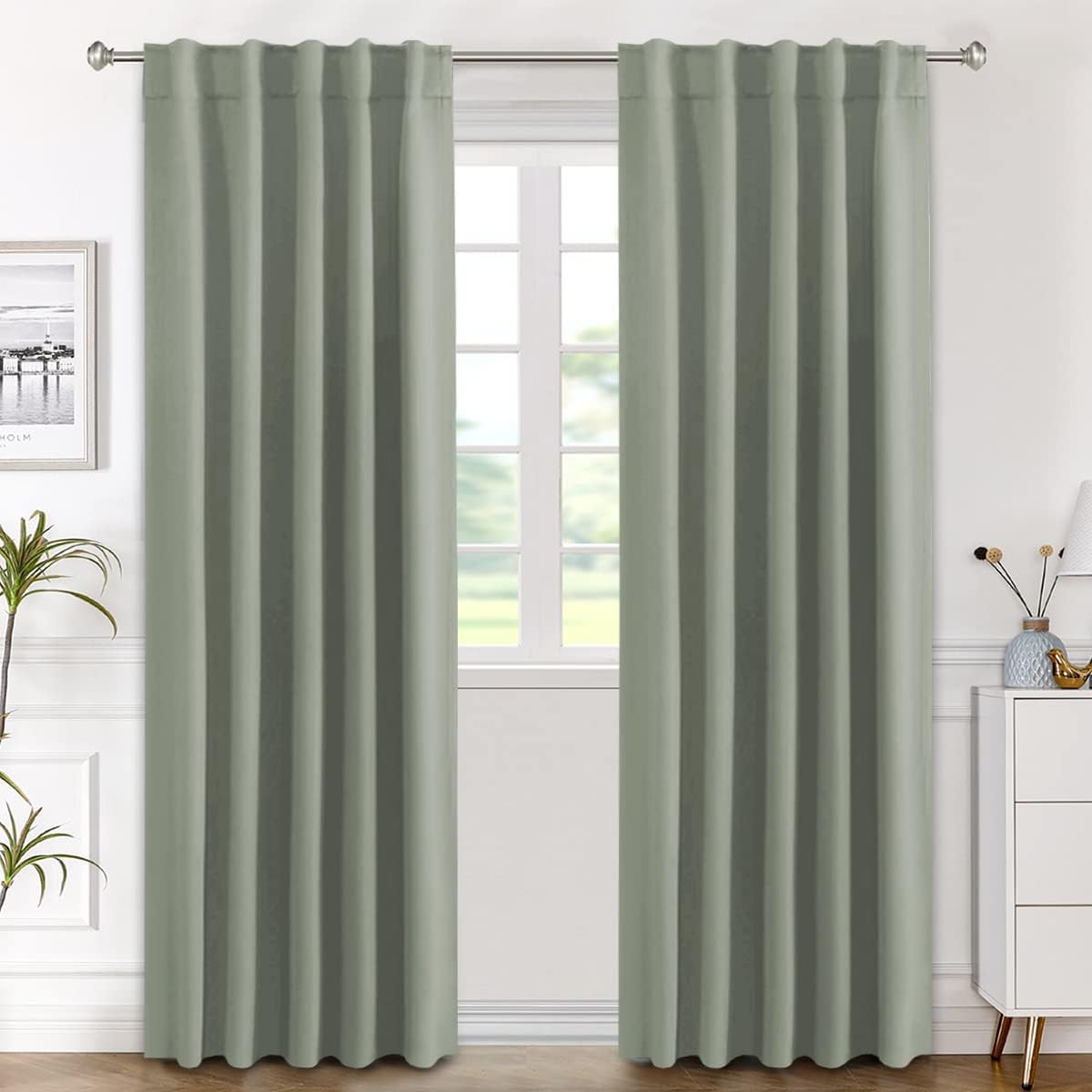 H.VERSAILTEX Blackout Curtains for Living Room and Bedroom