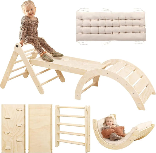 Montessori Foldable Climbing Set - Active Indoor Fun!