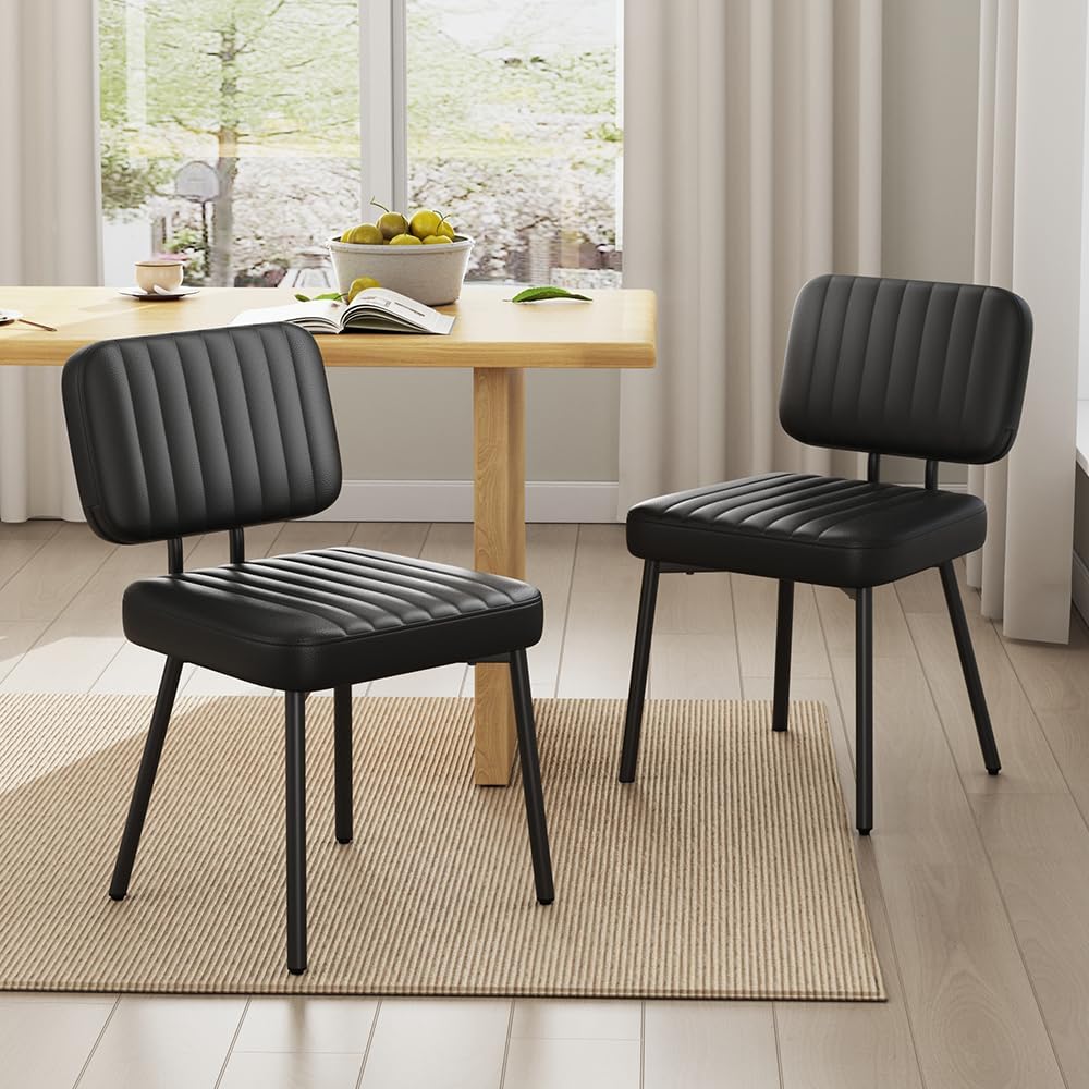 Dining Chairs Set of 4, Upholstered Mid Century Modern Style