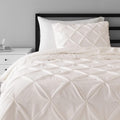 Pinch Pleat Down-Alternative Comforter Set Twin XL - Lightweight