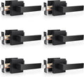Probrico Matte Black Passage Levers for Hall and Closet Doors