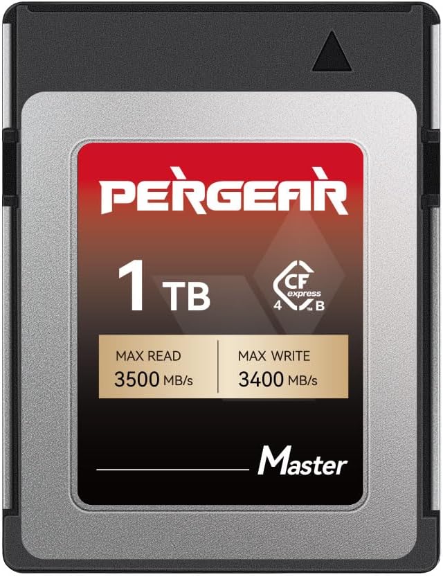 PERGEAR 1TB Cfexpress 4.0 Type B Memory Card for 8K Video