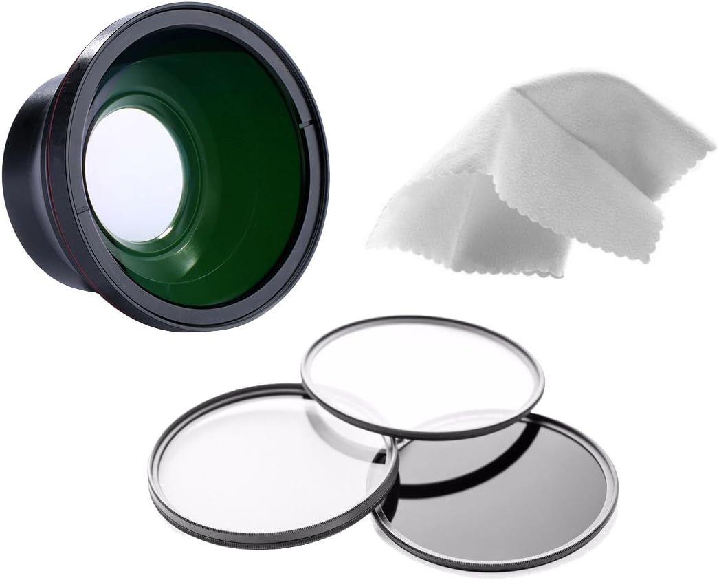 0.43X High Definition Super Wide Angle Lens for Sony FDR-AX53