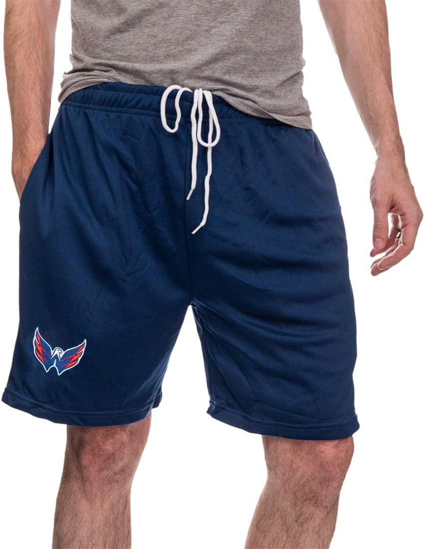 Calhoun NHL Men's Team Logo Air Mesh Shorts for Comfort