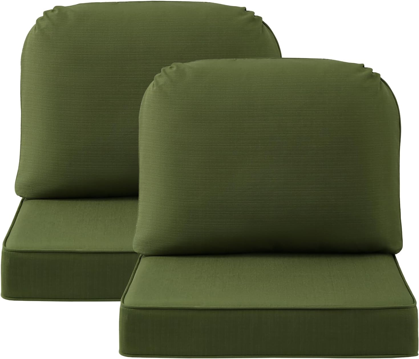 Outdoor Cushions for Patio Furniture Set of 2, Deep Forest Green