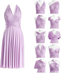 Convertible Wrap Midi Multiway Dress - Short Infinity Style for Women