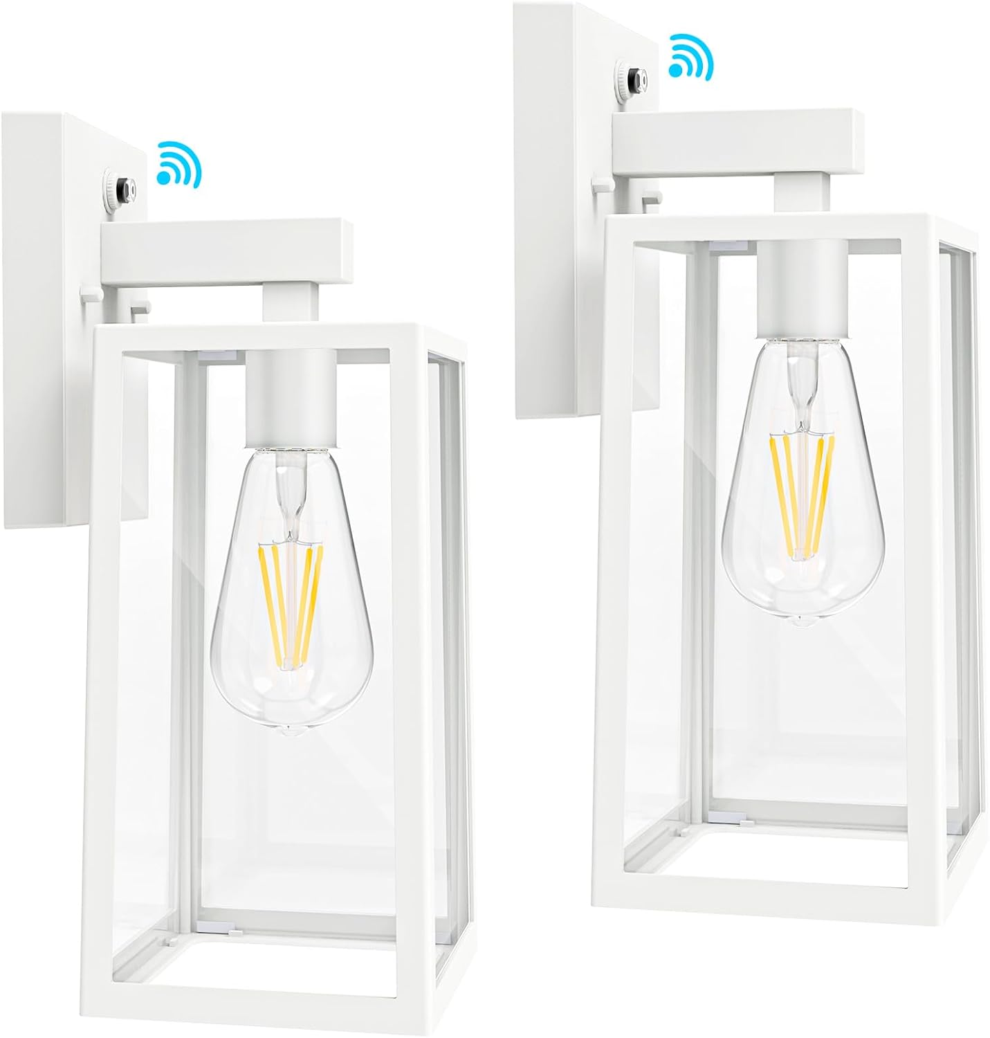 Dusk to Dawn Outdoor Wall Lantern with Sensor Light Fixture