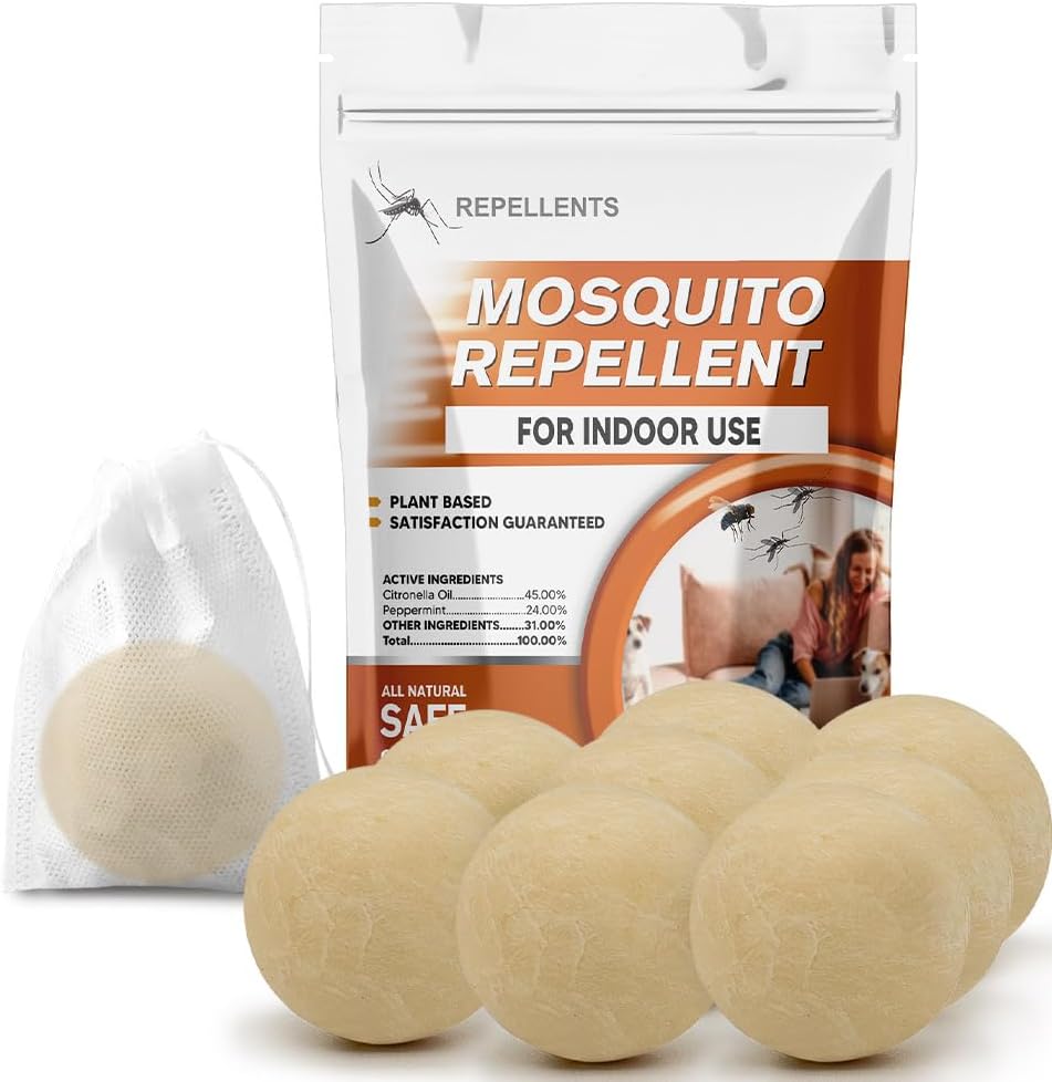 Natural Mosquito Repellent Balls for Outdoor and Indoor Use