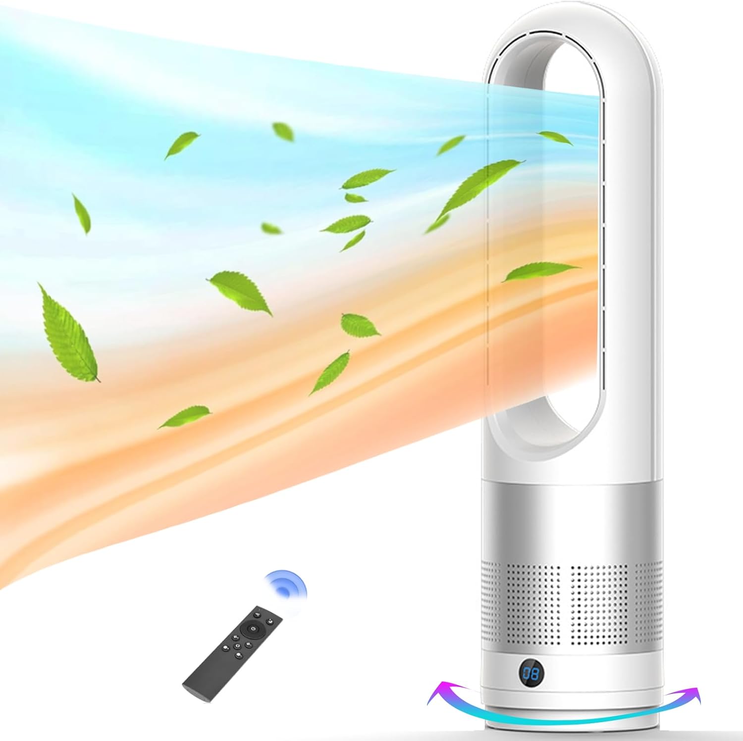 Voagupa 24 Bladeless Fan Heater, All Season Comfort