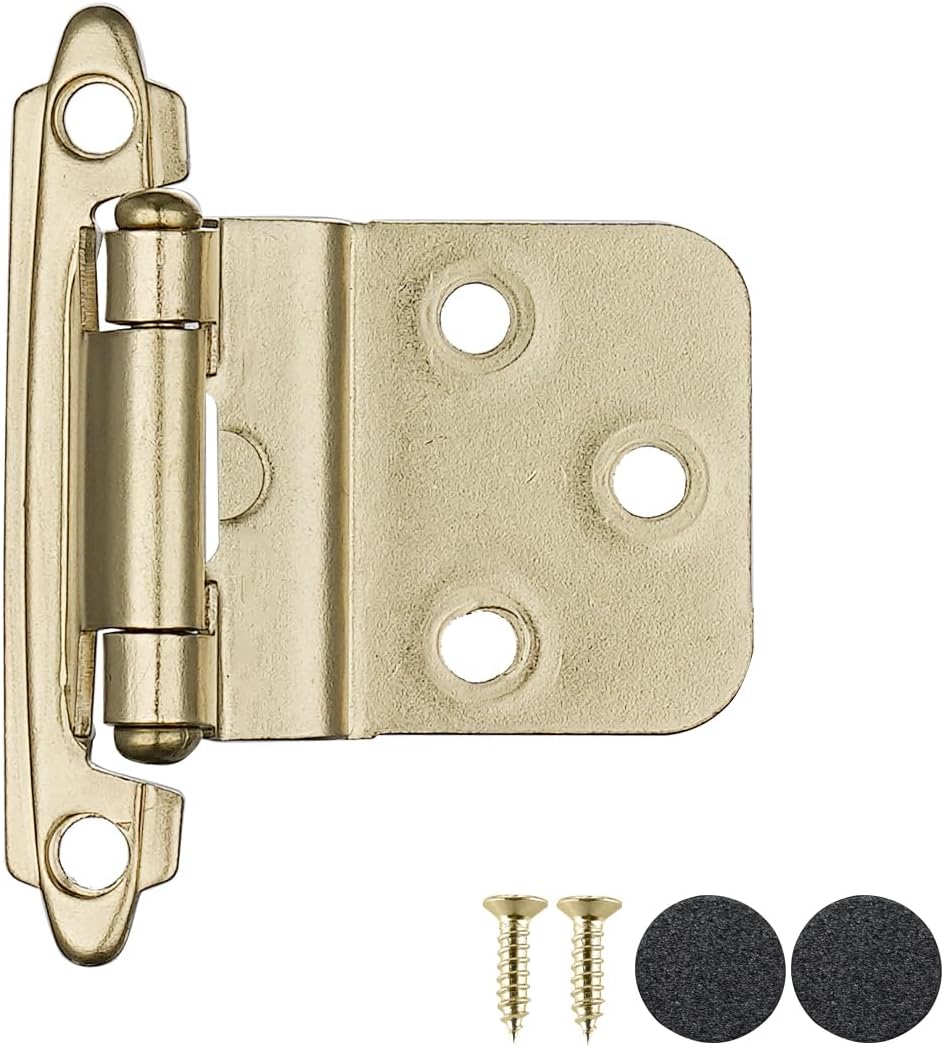JQK 3/8 Inch Inset Cabinet Door Hinges for Kitchen Cabinets
