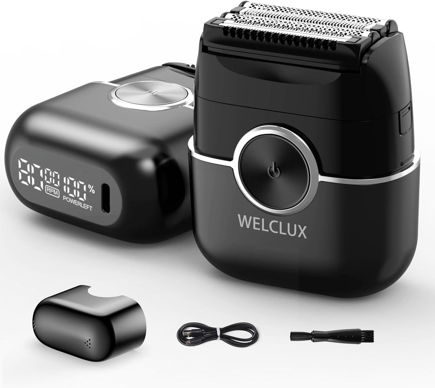 Electric Foil Shaver for Men with 4 Floating Blades and LED Display