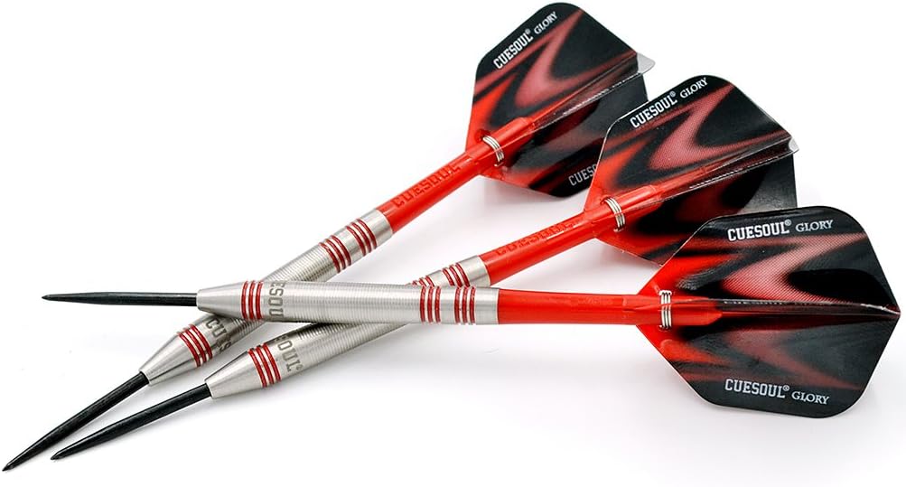 CUESOUL Professional Tungsten Steel Tip Dart Set for Precision