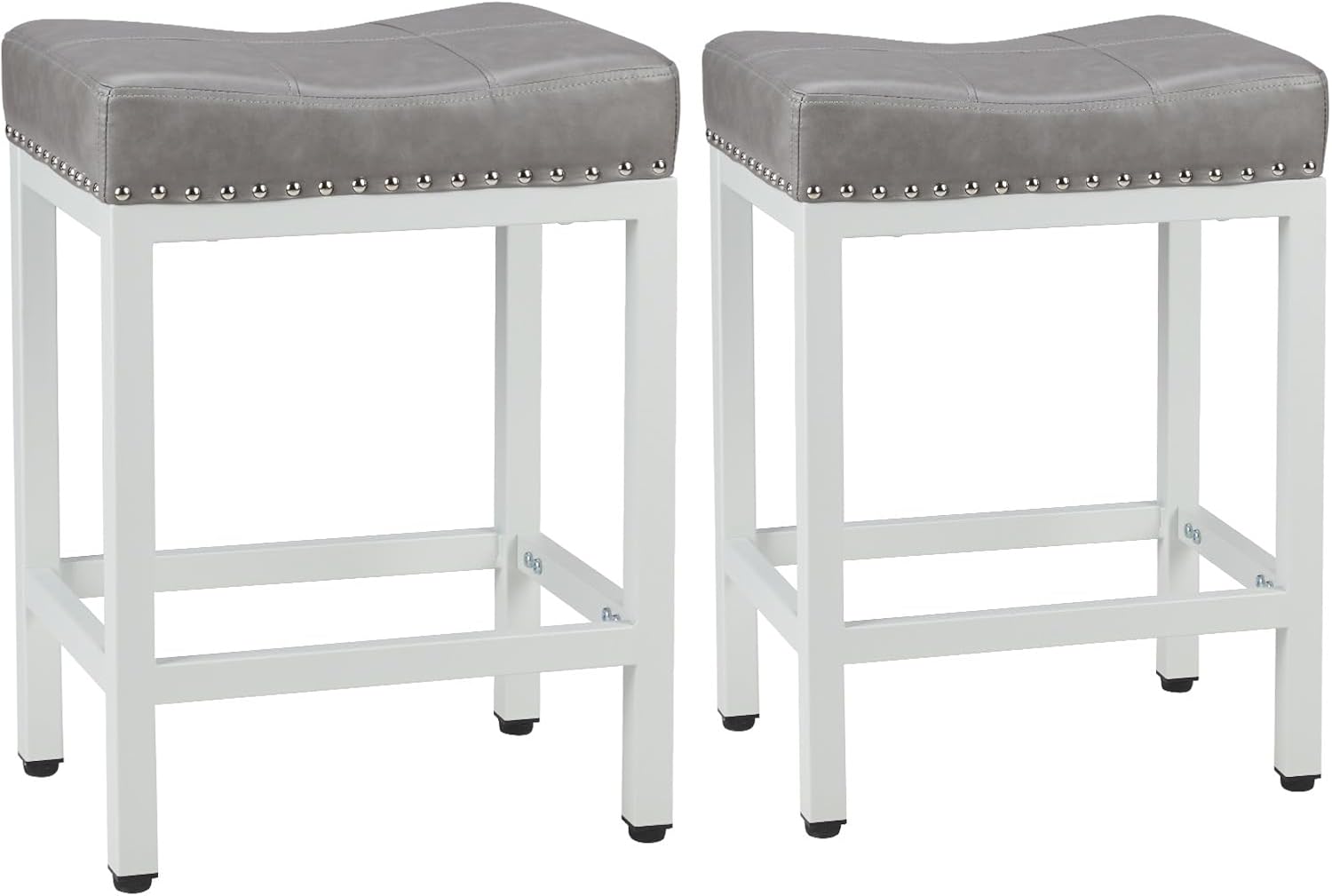 Stylish 24 inch Bar Stools Set of 2 for Modern Kitchen Decor