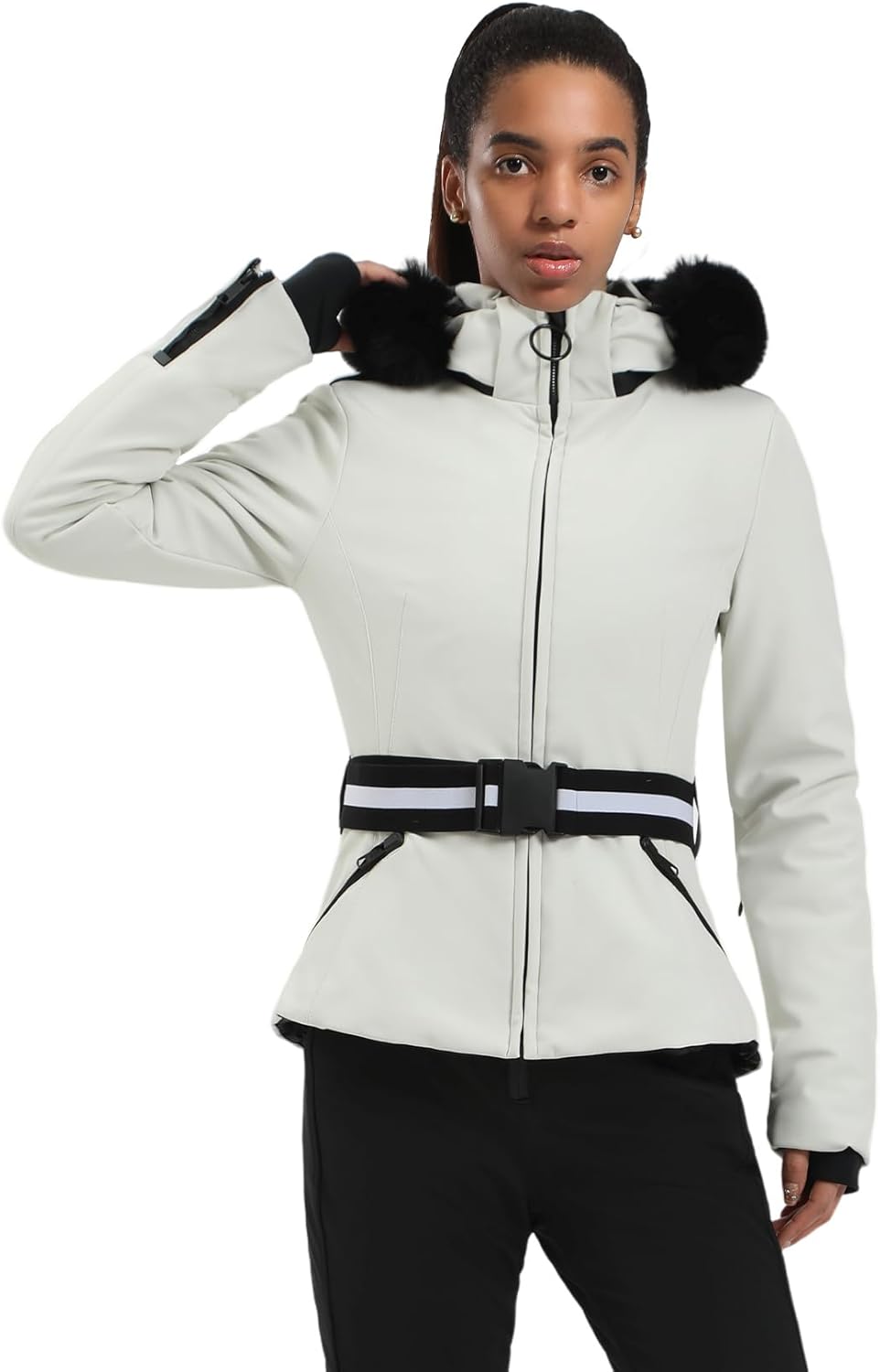 GSOU SNOW Women's Insulated Ski Jacket - Warm & Waterproof