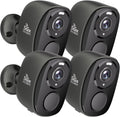 2.4G/5GHz Wireless Outdoor Security Cameras with Color Night Vision