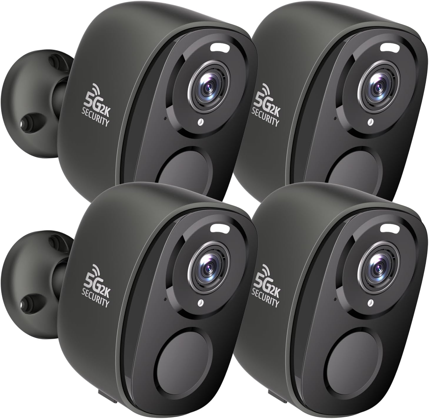 2.4G/5GHz Wireless Outdoor Security Cameras with Color Night Vision