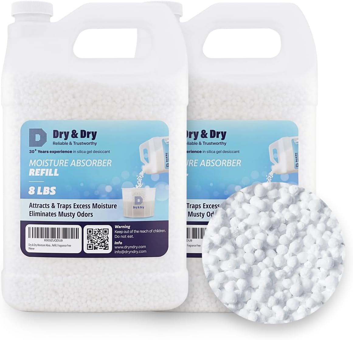 Dry & Dry Moisture Absorbers Refill Beads for Home Use