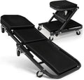Garage Creeper Seat 2-in-1 Folding Mechanic Creeper - Compact 40in