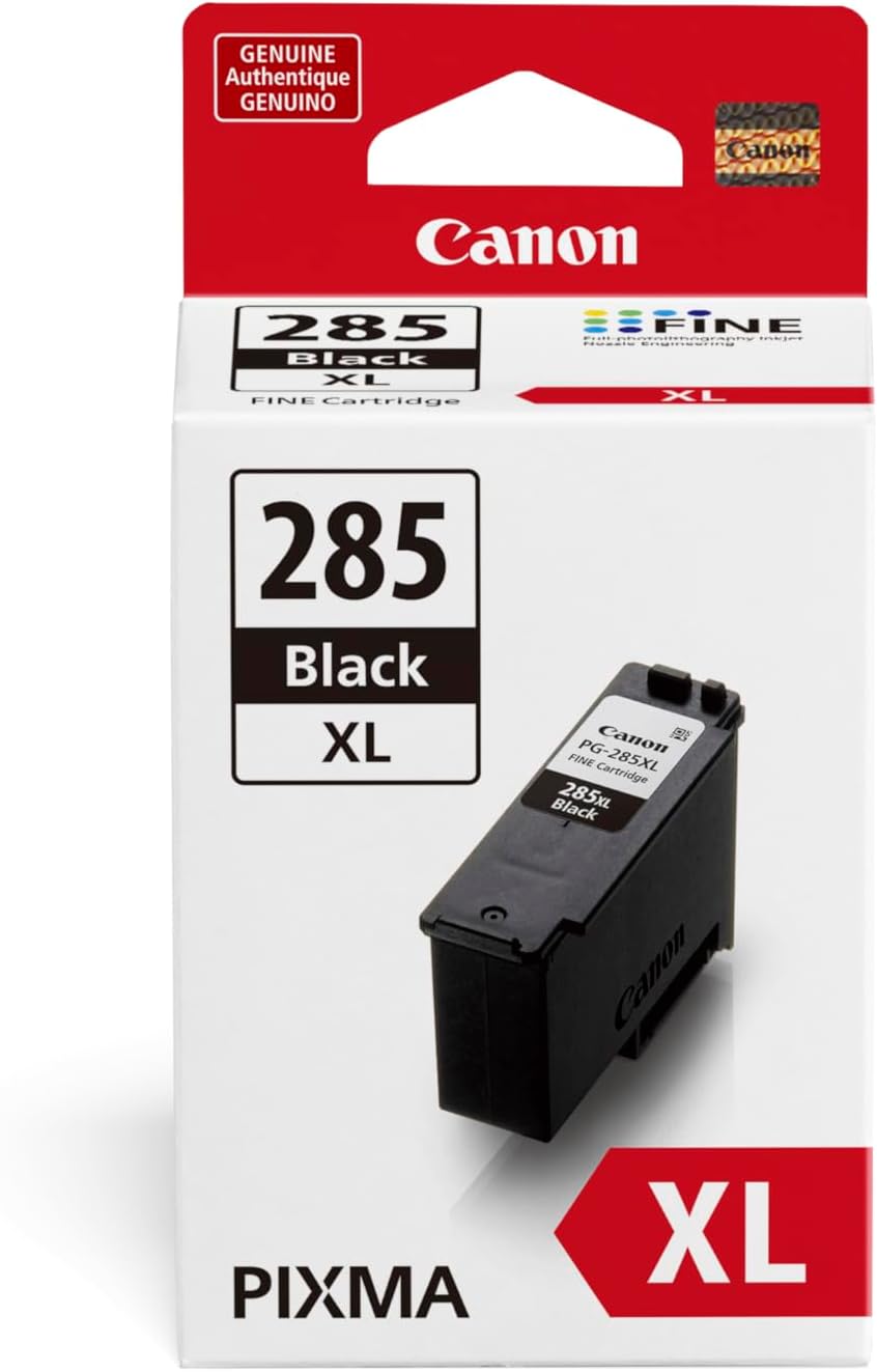 Canon PG-285 XL Black Ink Cartridge for TR7820 and TS7720 Printers