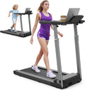 LIVIVOX Foldable Treadmill: 12 Programs, Wide Belt, Quiet Motor