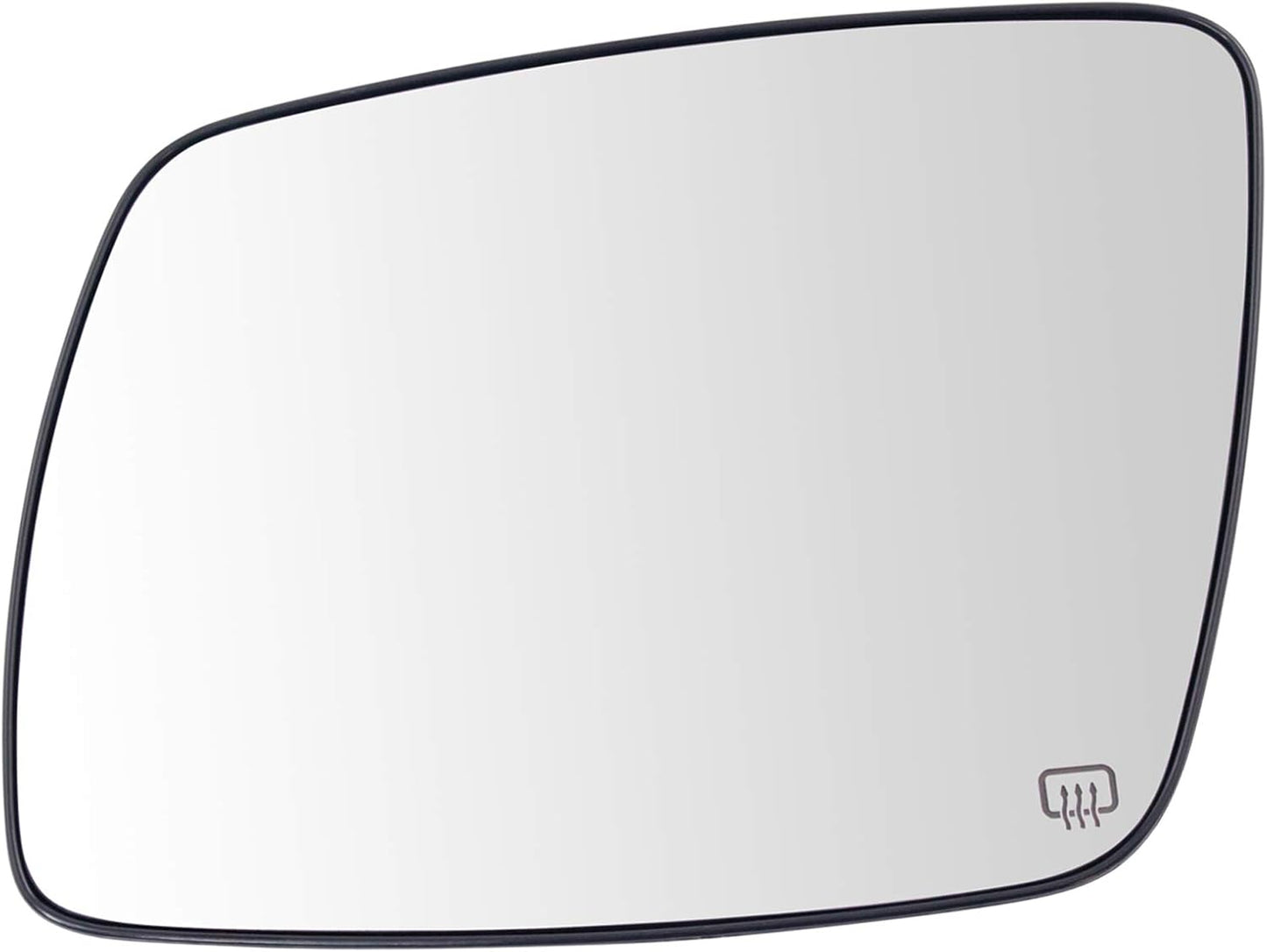 TRQ Driver Side Heated Mirror Glass for 2009-2019 Dodge Journey