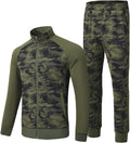MoFiz Men's Tracksuits Set Long Sleeve Full Zip - Comfortable Clothing