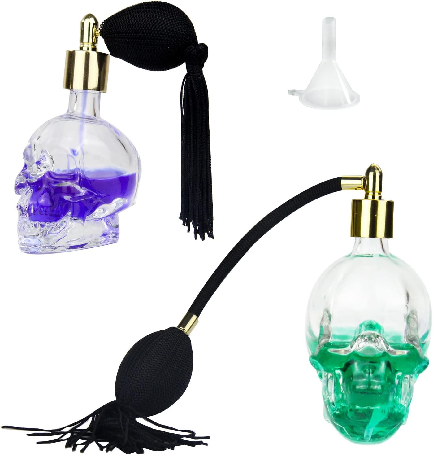 Vintage Gothic Perfume Atomizers - Refillable & Elegant
