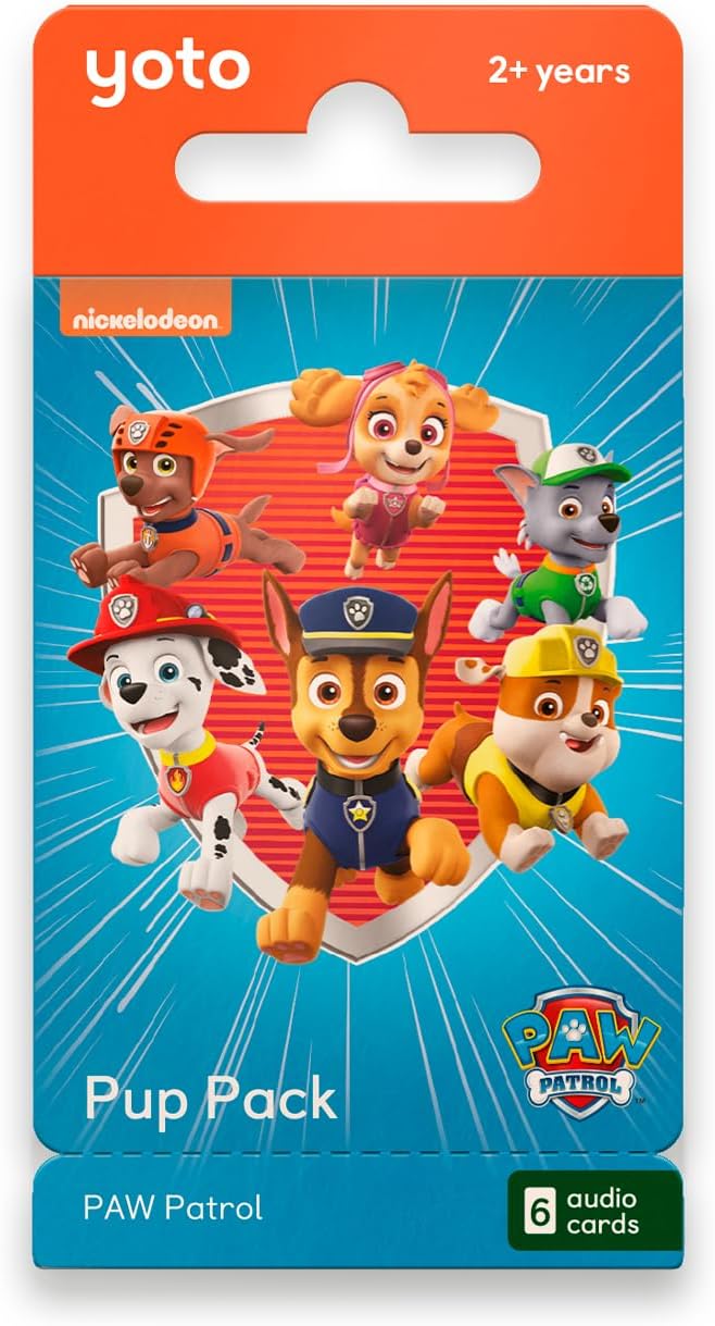 Yoto PAW Patrol Pup Pack 6 Kids Audio Cards for Fun Adventures