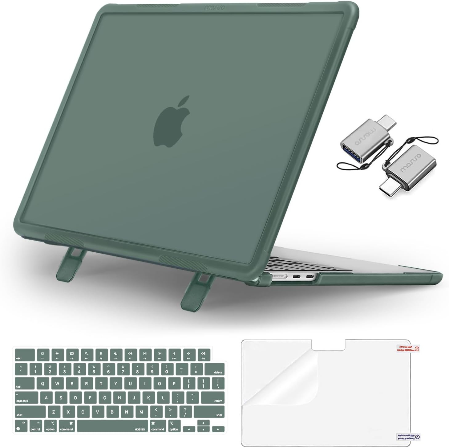 MOSISO MacBook Air 13 inch Case with Kickstand & Accessories