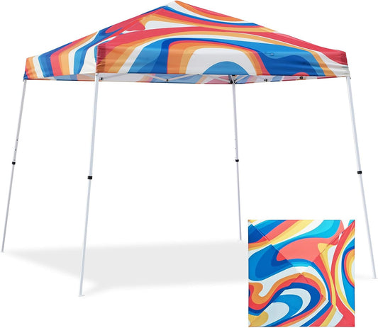 EAGLE PEAK 10x10 Easy Setup Beach Canopy