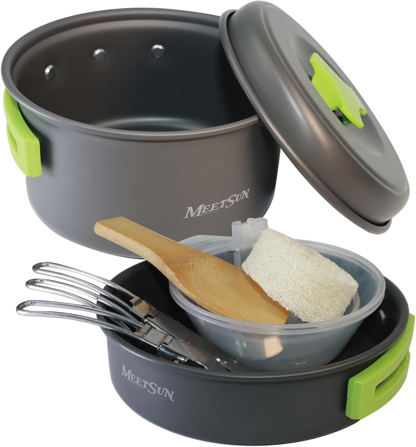 MEETSUN 1L Camp Cooking Set: Ultra-Compact & Complete