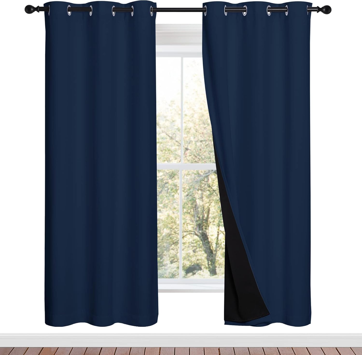 NICETOWN Full Shade Curtain Panels for Energy Efficiency and Noise